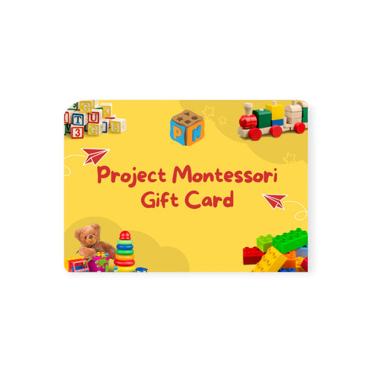 Project Montessori Gift Cards - Project Montessori Gift Cards