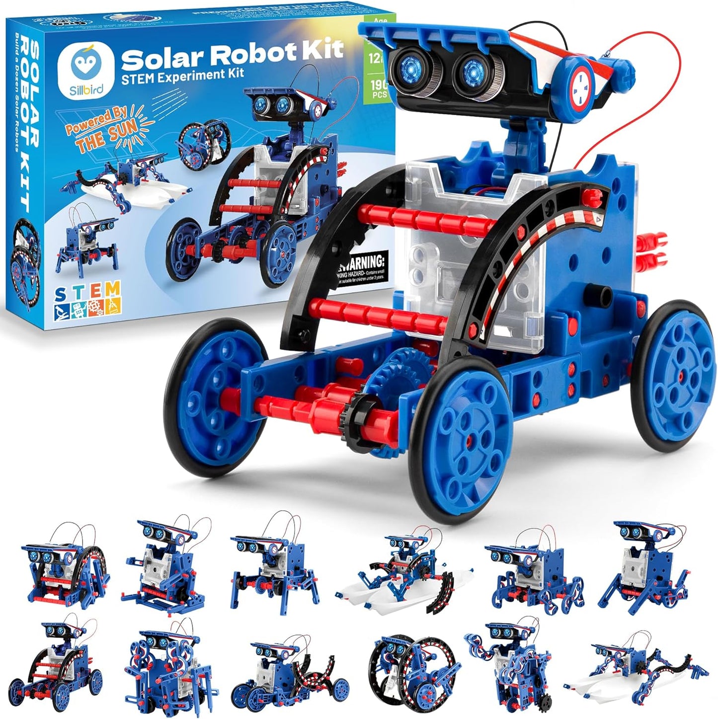 12-in-1 Solar Robotics Engineering Kit
