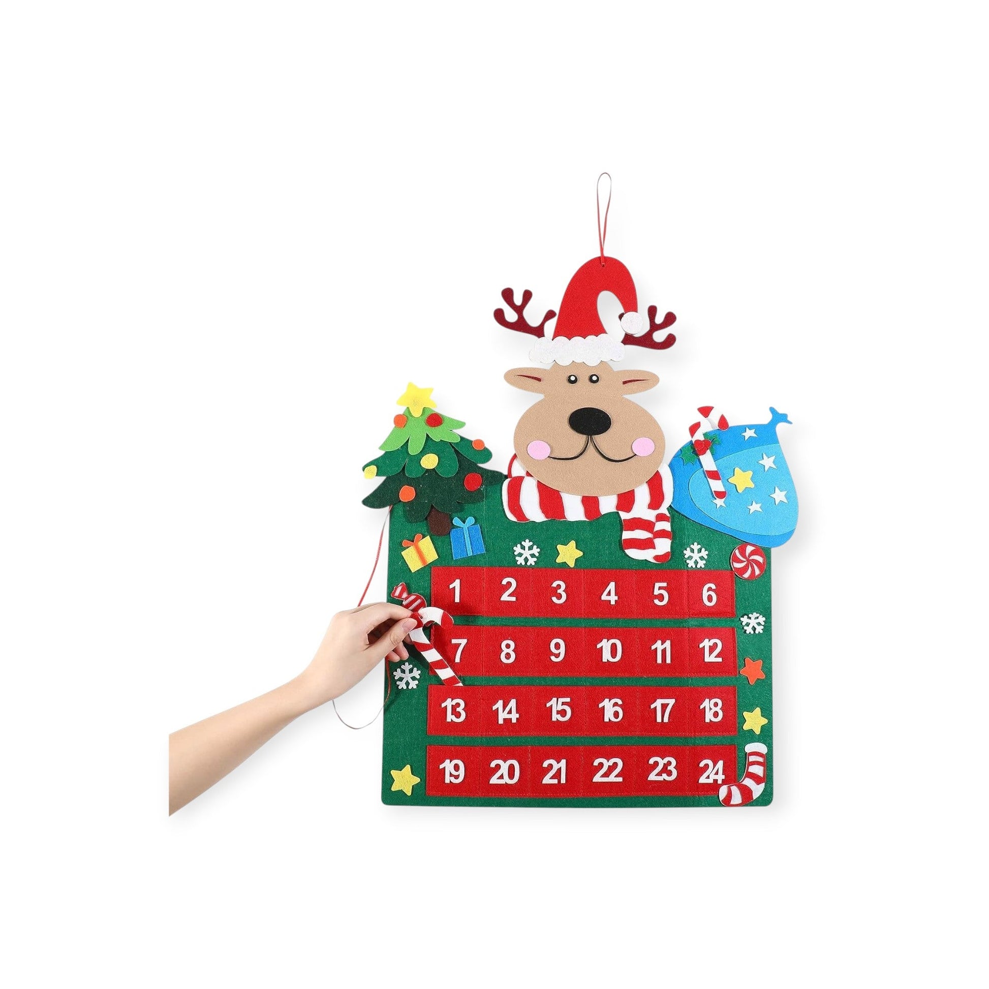 Reindeer Felt Advent Calendar - Project Montessori