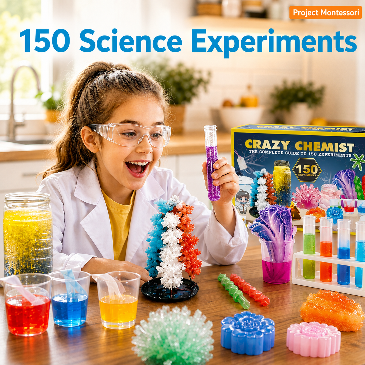 STEM Chemistry & Science Lab Kit for Kids - Project Montessori