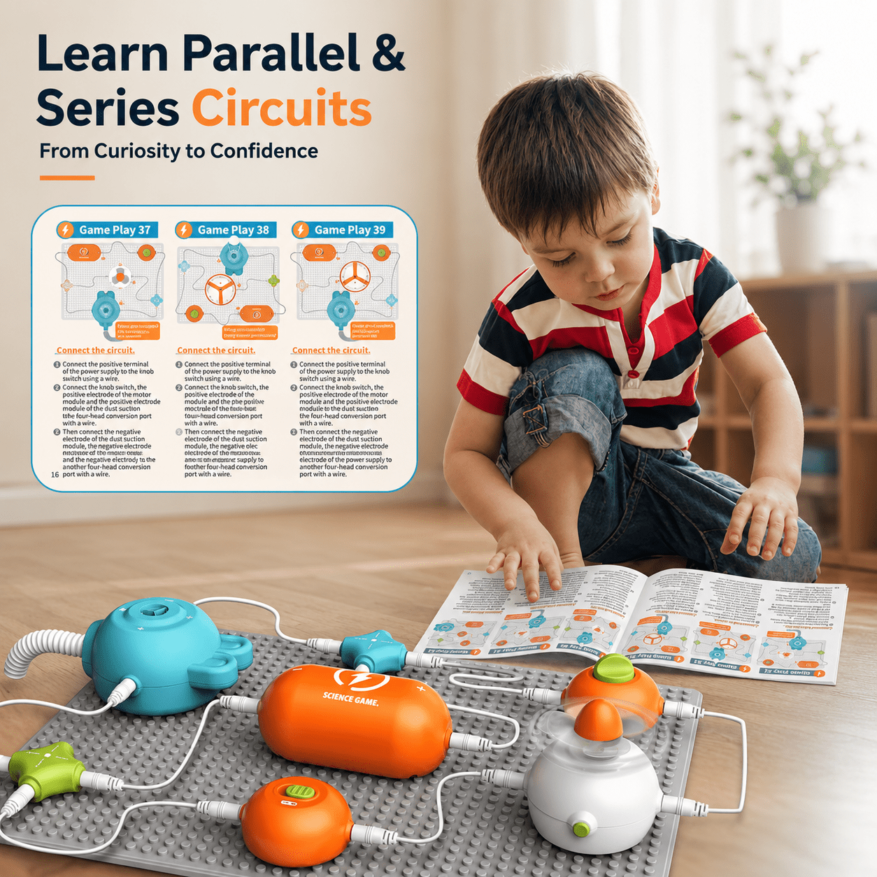 STEM Electronics Snap Circuit Kit for Kids - Project Montessori