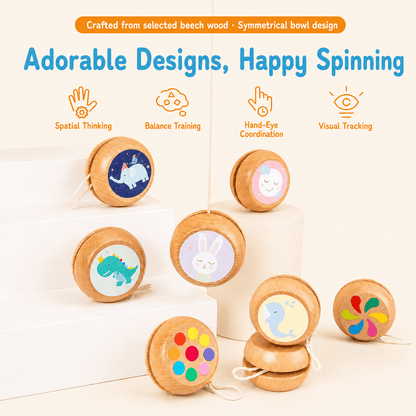 Wooden Yo-Yo for Kids - Project Montessori