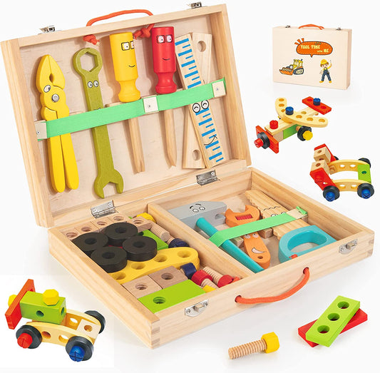 Montessori Wooden Tool Set