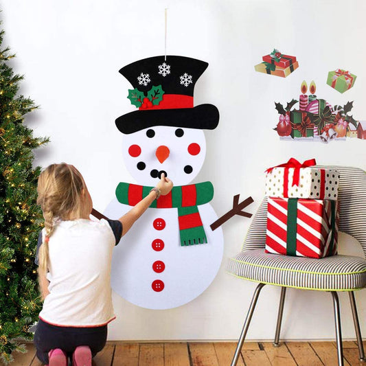 Kids DIY Christmas Snowman - Project Montessori