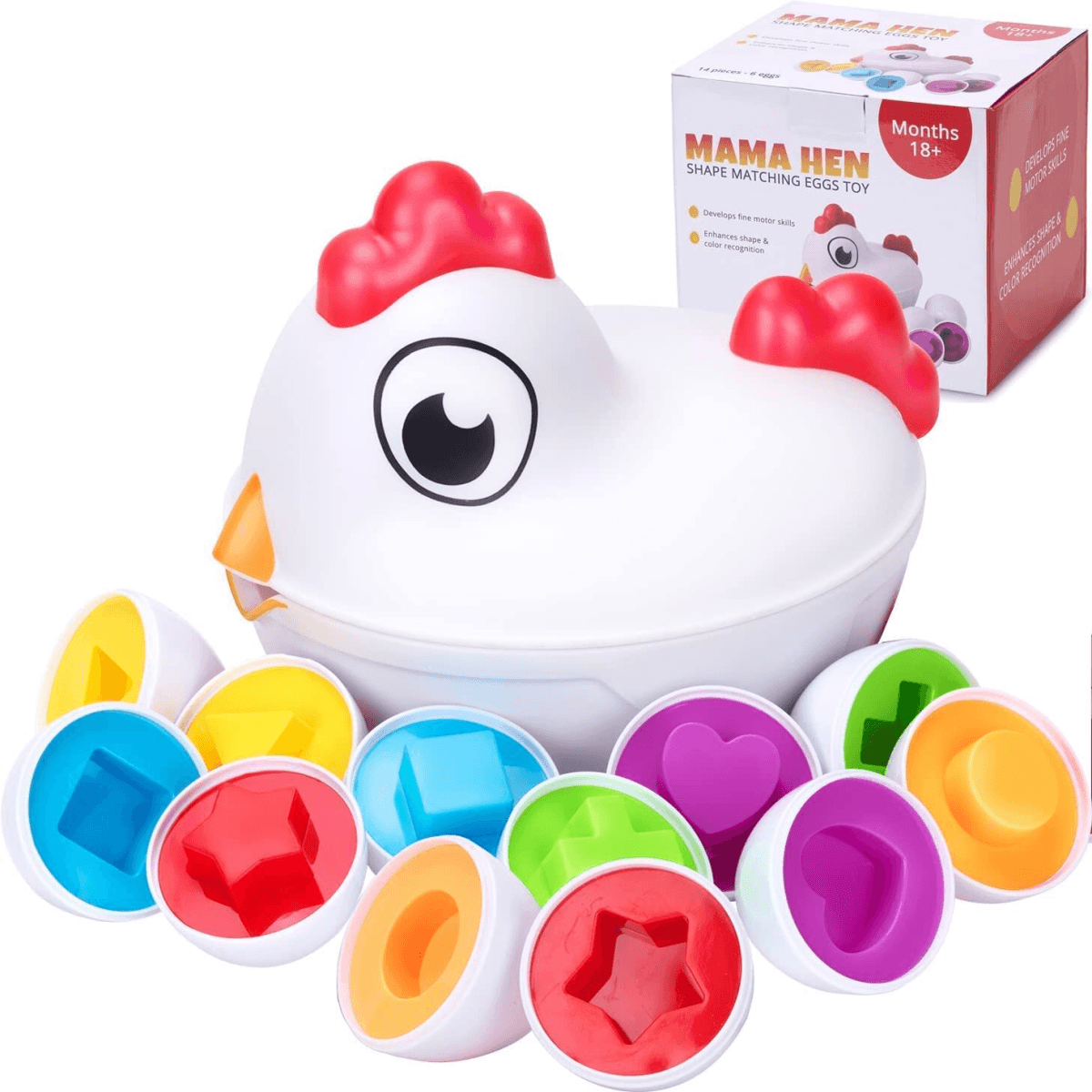 Montessori Mama Hen Matching Eggs - Project Montessori